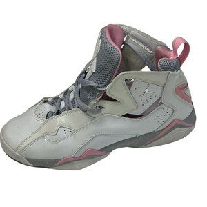 Air‎ Jordan True Flight GS White Silver Girls Shoe